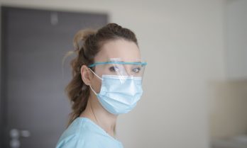 nurse with mask