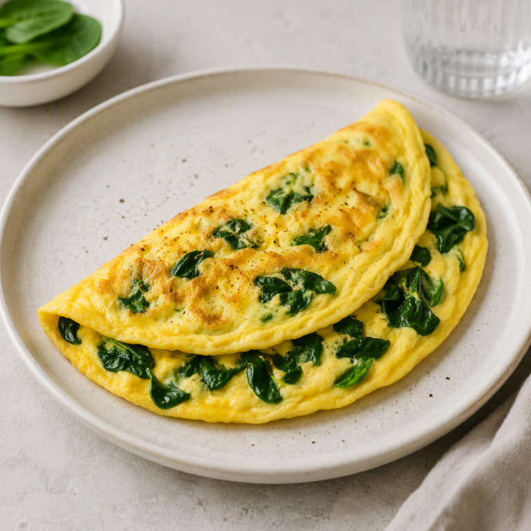 spinach omelette